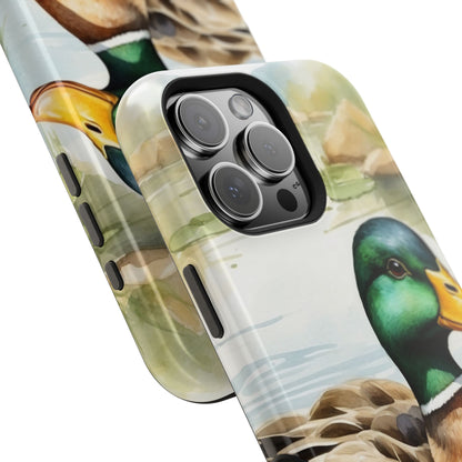 Serene Duck Reflection - MagSafe iPhone Case