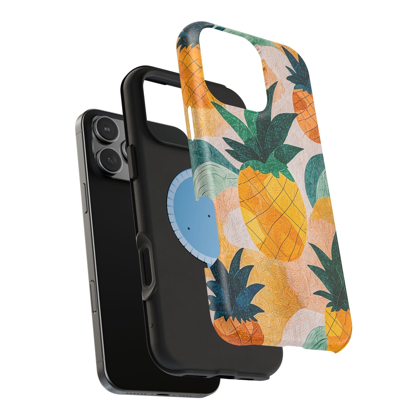 Tropical Pineapple MagSafe iPhone Case – Vibrant Fruit Design, Tough Dual-Layer Protection