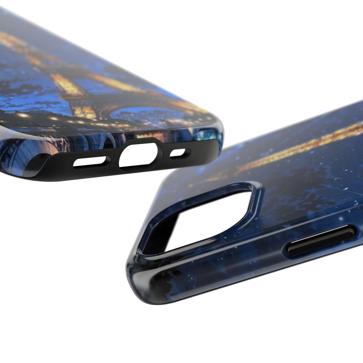 iPhone Case - Eiffel Tower Under Starlit Sky Design