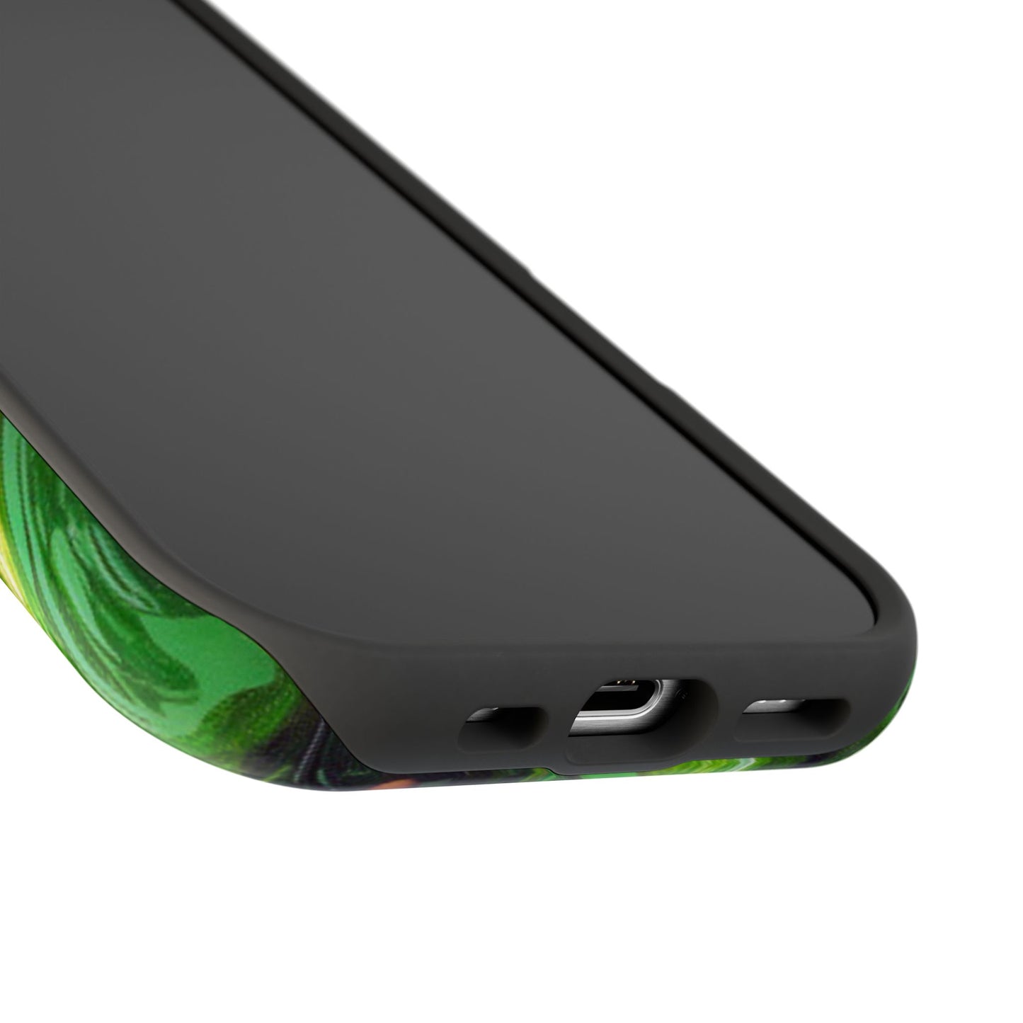 Glossy Avocado MagSafe iPhone Case – Sleek Green 3D Fruit Design, Durable and Stylish