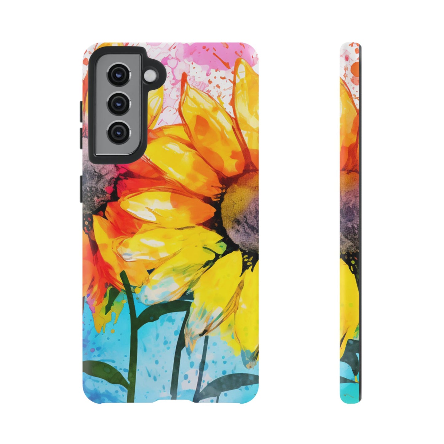 Bold Watercolor Sunflowers - Samsung Galaxy Series Case