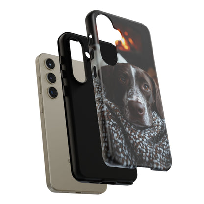 Relaxed German Shorthaired Pointer Samsung Galaxy Case – Rustic Charm Protective Cover