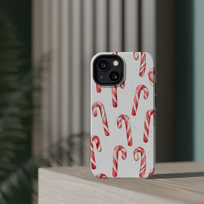 Candy Cane Christmas Pattern – MagSafe iPhone Series Case