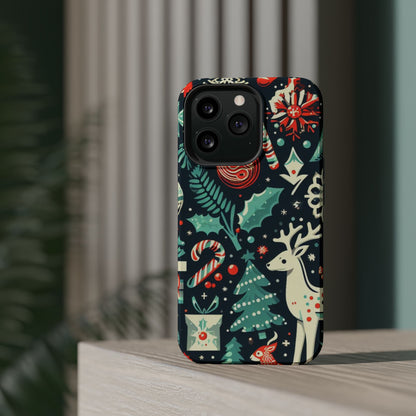 Festive Woodland Holiday -  MagSafe iPhone Series Case