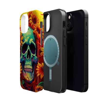 Sun Kissed Skull MagSafe iPhone Case