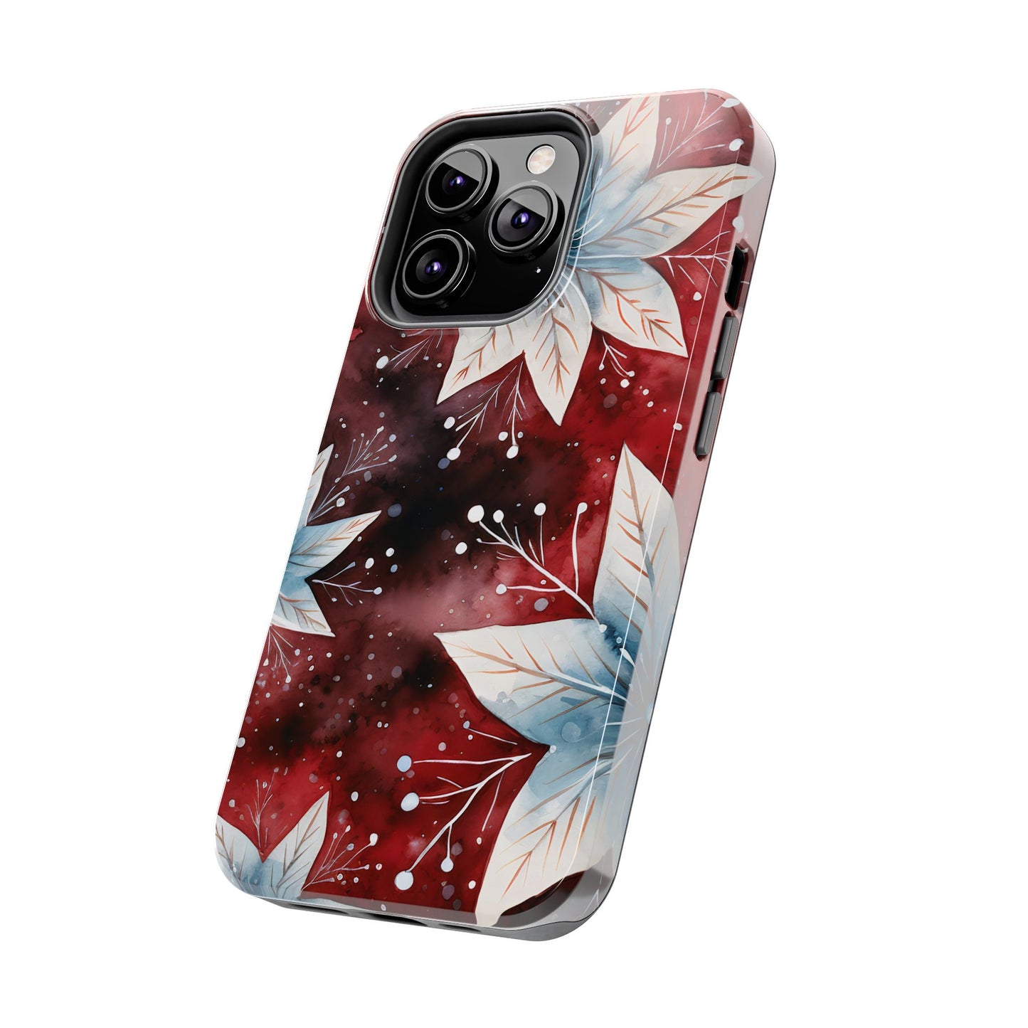 Winter Bloom Poinsettia – iPhone Case