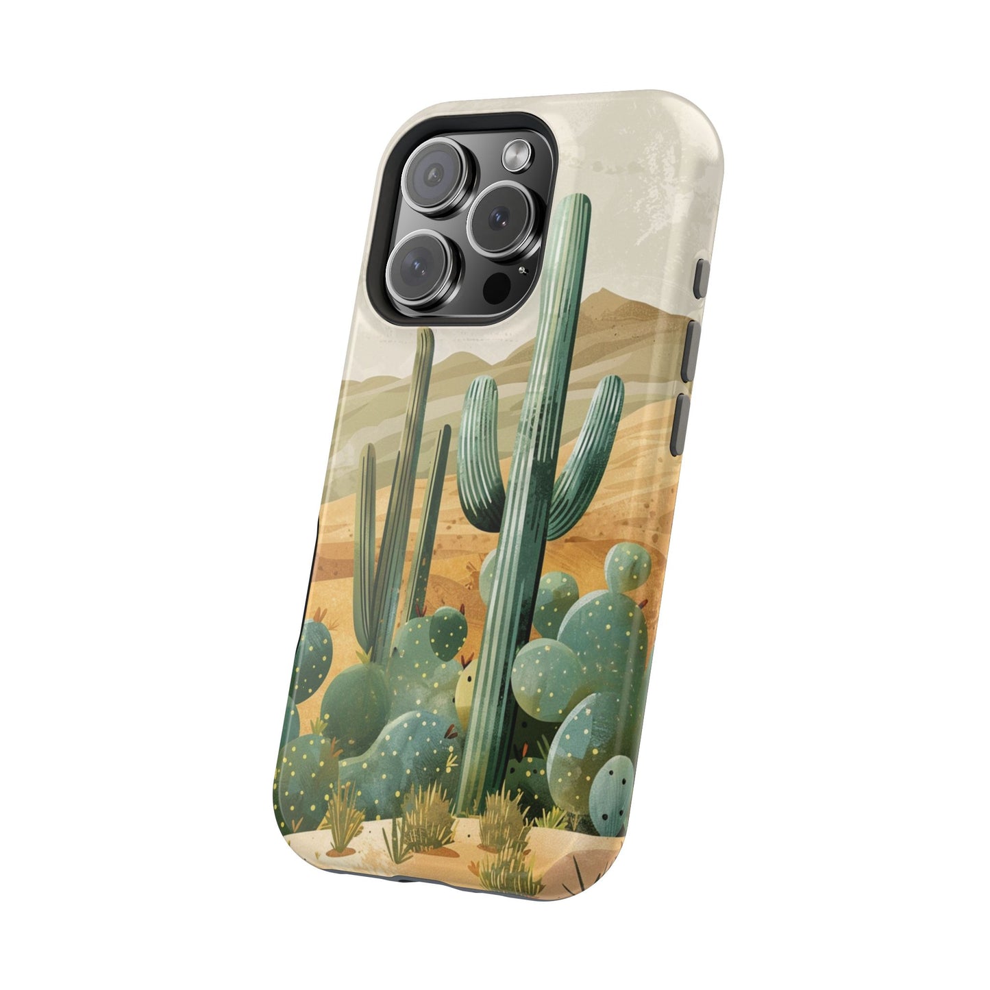 Desert Oasis Cactus iPhone Case