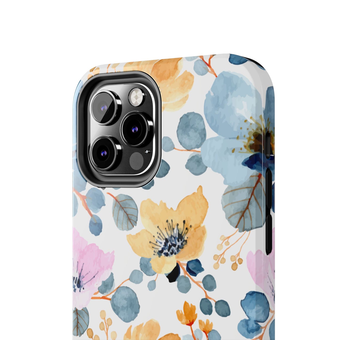 Spring Radiance – iPhone Series Case with Bright Watercolor Flowers