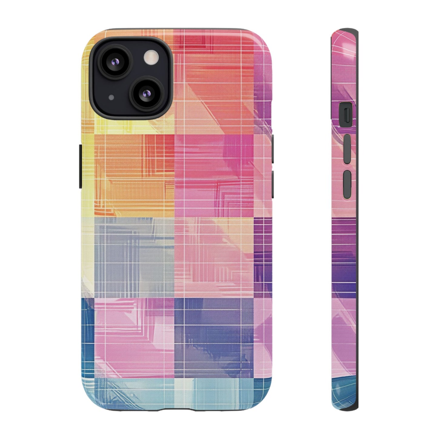 Pastel Panache Watercolor Plaid Case