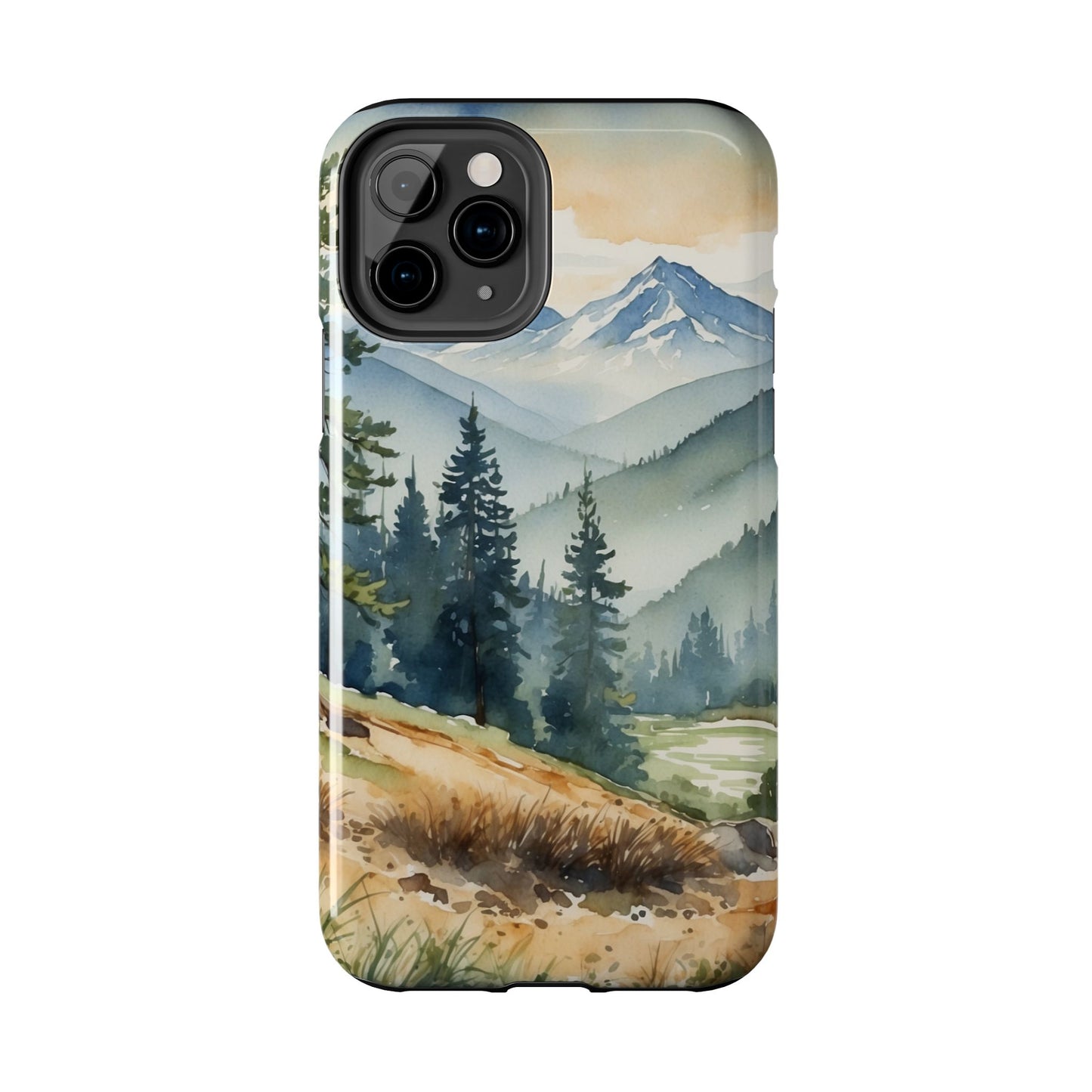 Tranquil Mountain Escape - iPhone Case