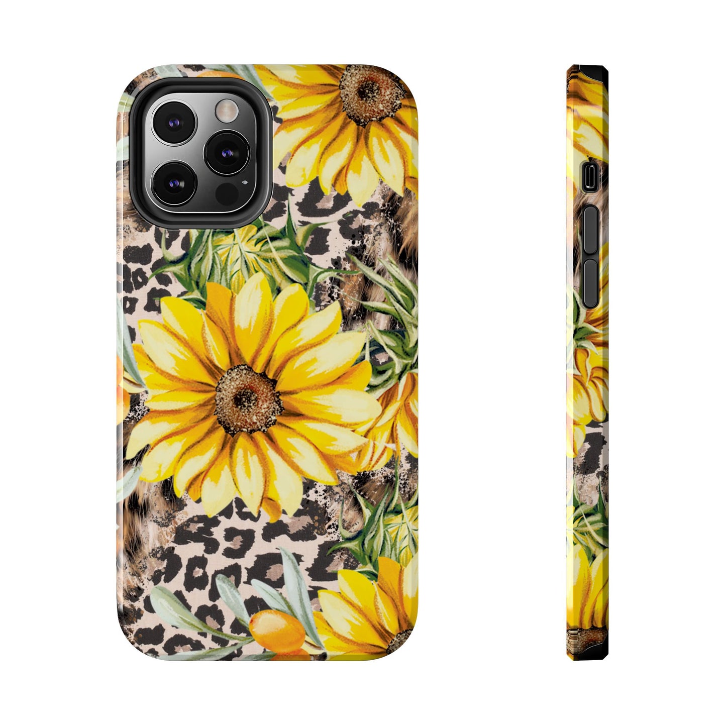 Leopard Sunflower Chic - iPhone Series Case