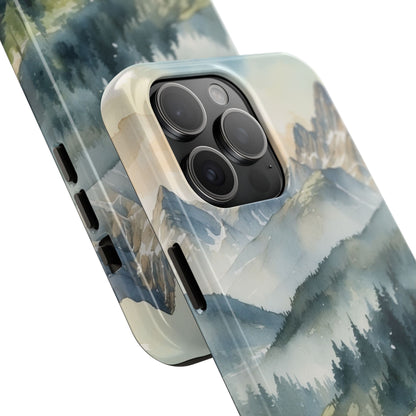 Serene Alpine Forest - iPhone Case