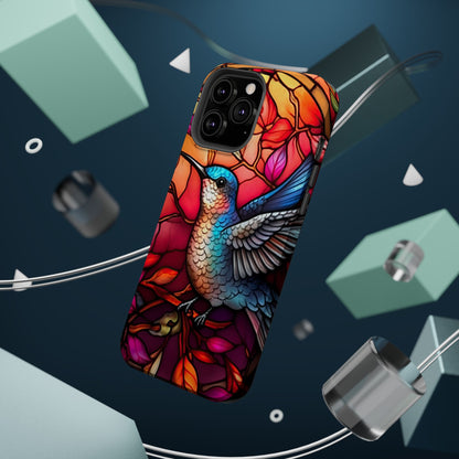 Radiant Multicolor Bird Artwork - MagSafe iPhone Case