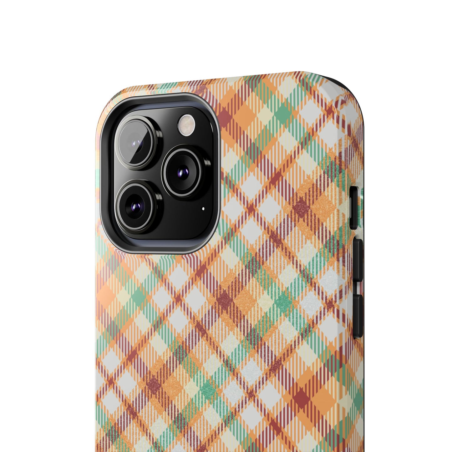 iPhone Case - Autumn Harvest Plaid Design