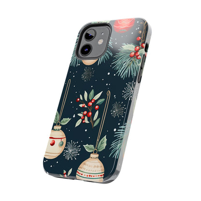 Elegant Christmas Ornaments and Pine - iPhone Series Case