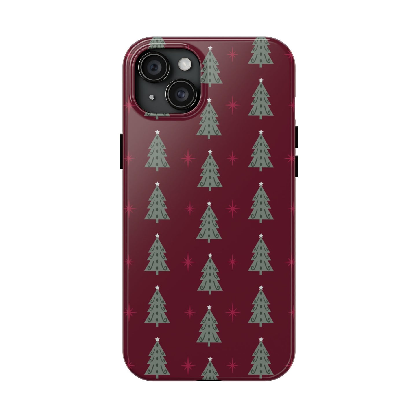 Retro Christmas Tree Pattern – iPhone Series Case