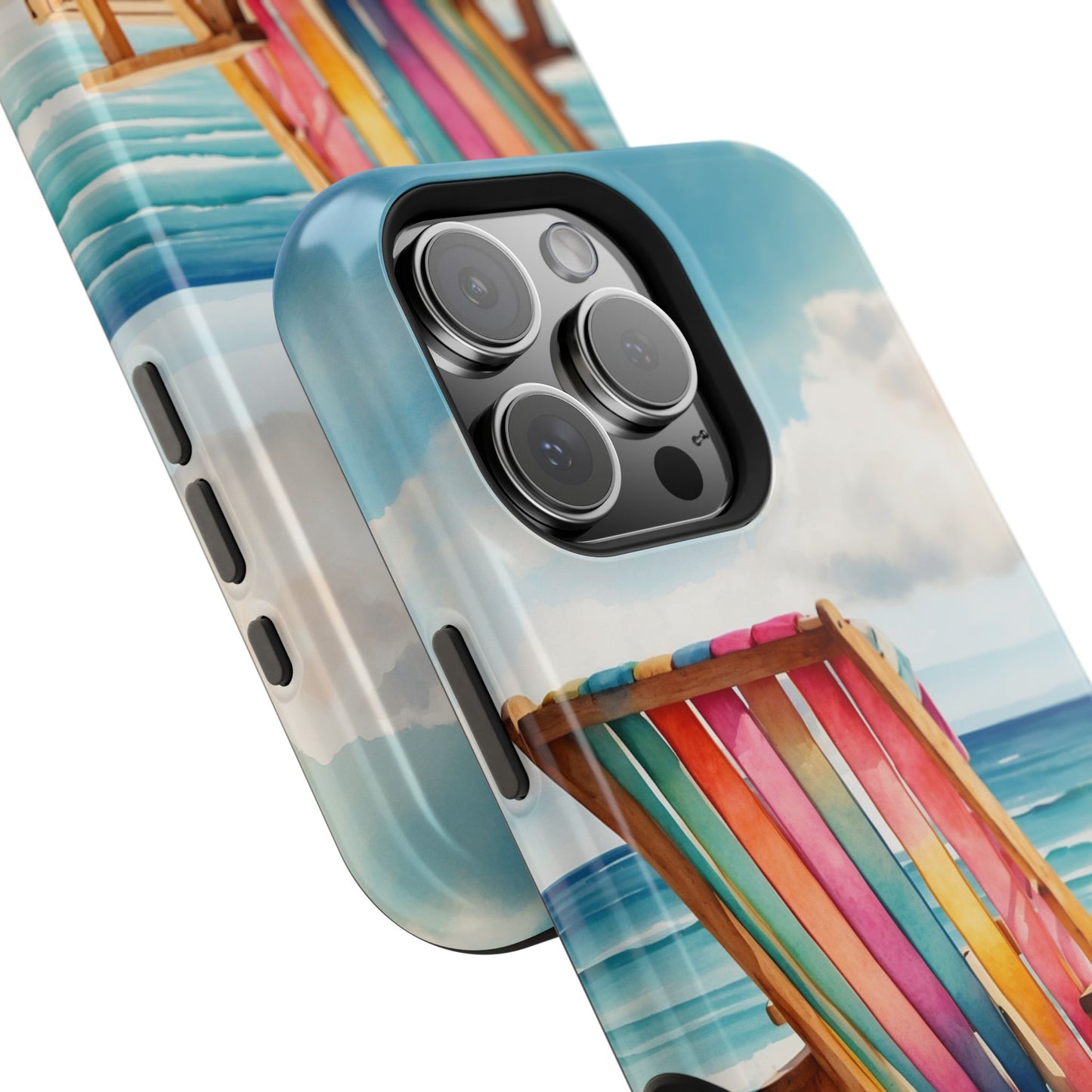 Vibrant Beach Escape MagSafe iPhone Case – Summer Vibes Design