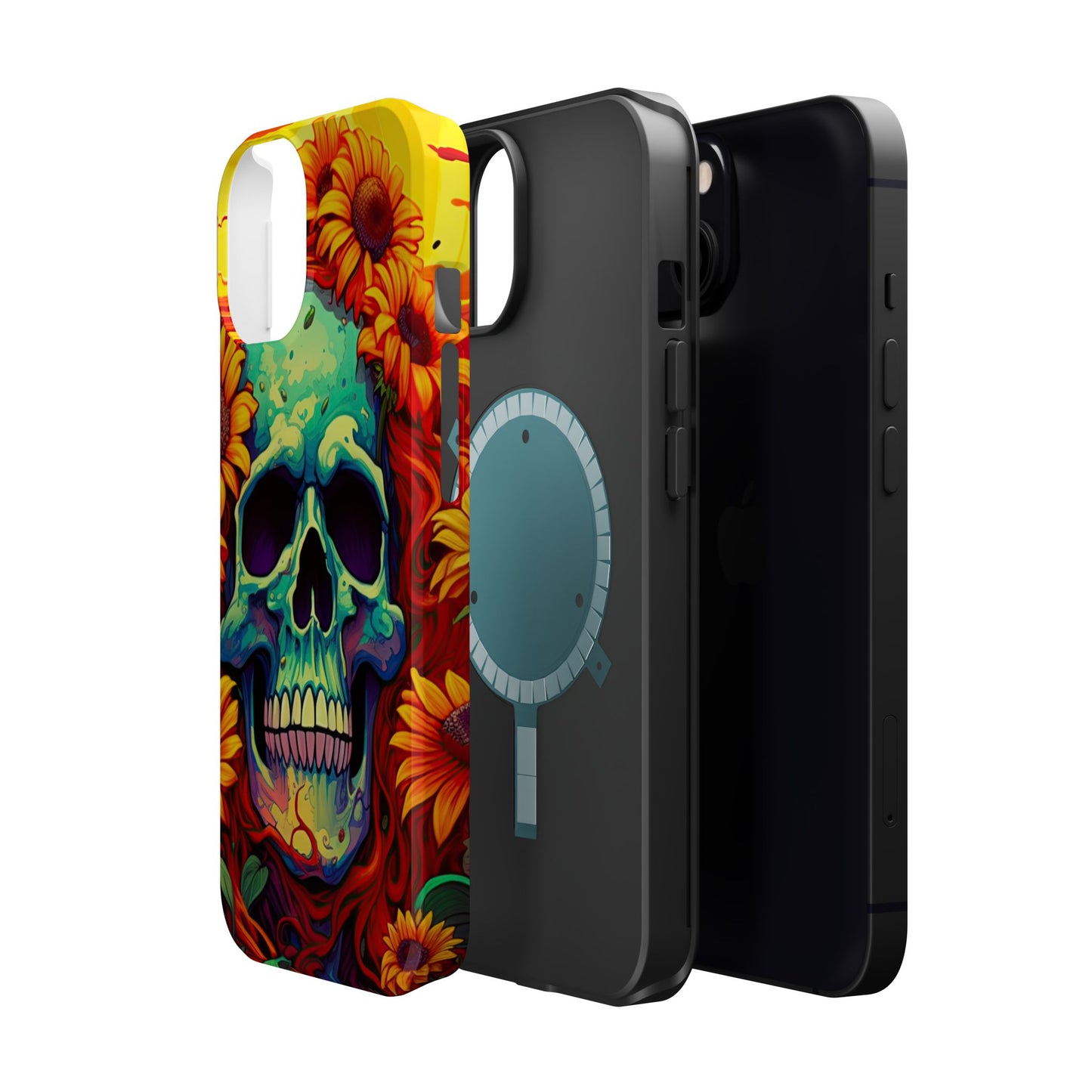 Sun Kissed Skull MagSafe iPhone Case