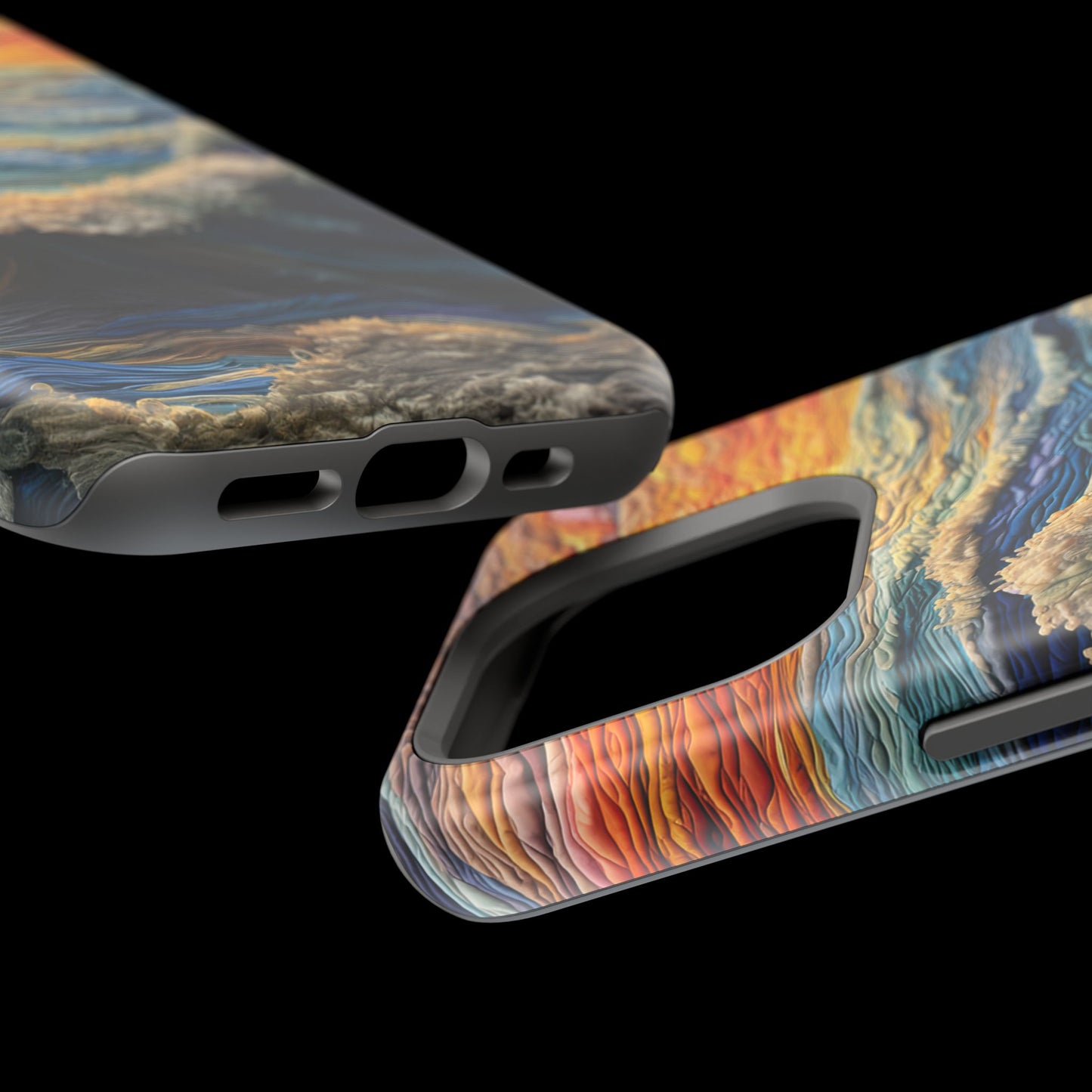 Ocean Sunset Tapestry Waves – MagSafe iPhone Series Case