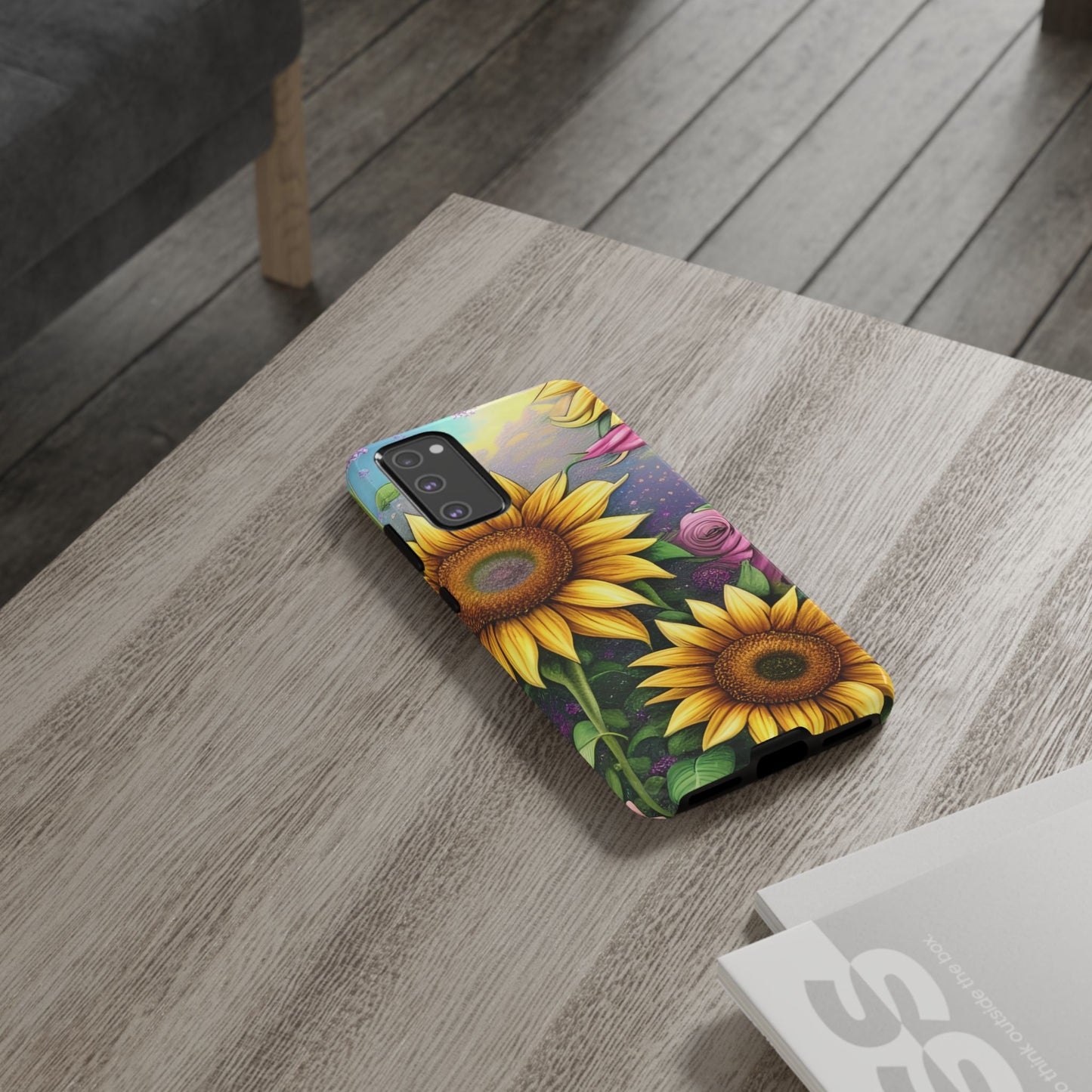 Whimsical Sunflower & Rose Garden - Samsung Galaxy Series Case