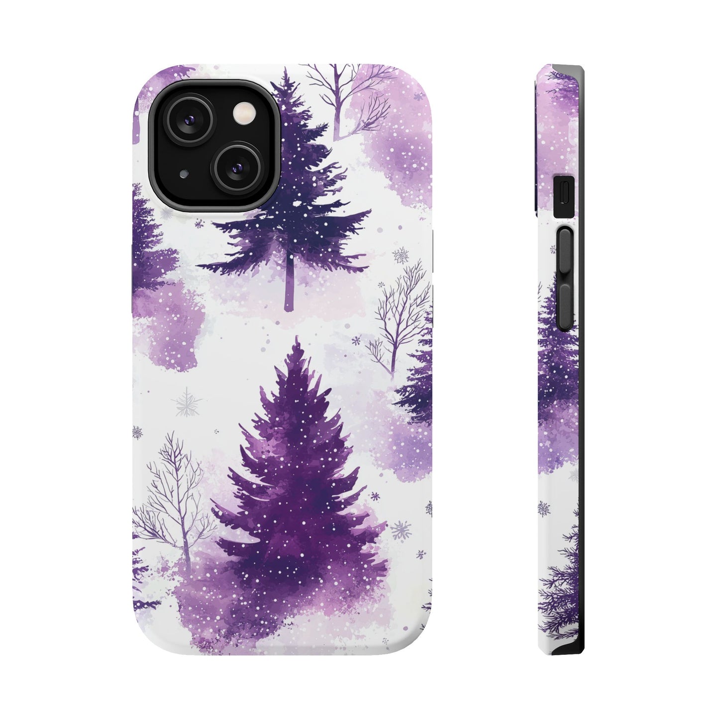 Purple Snowy Forest - MagSafe iPhone Series Case