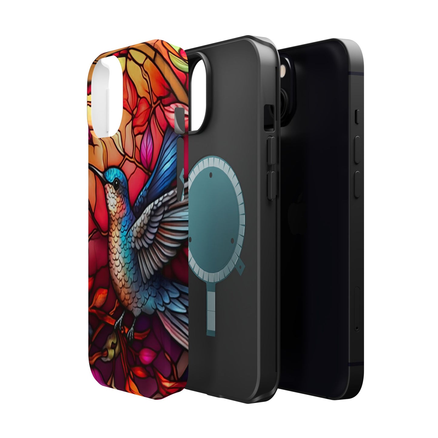 Radiant Multicolor Bird Artwork - MagSafe iPhone Case