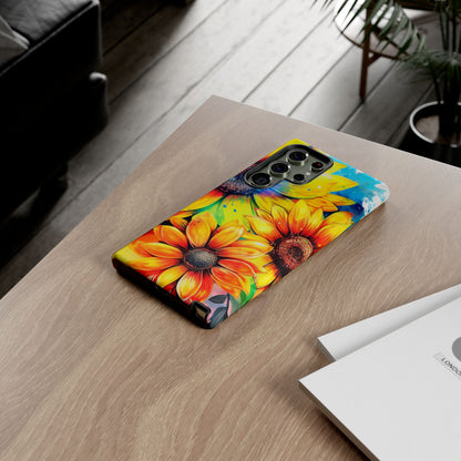 Vibrant Sunflower Splash - Samsung Galaxy Series Case