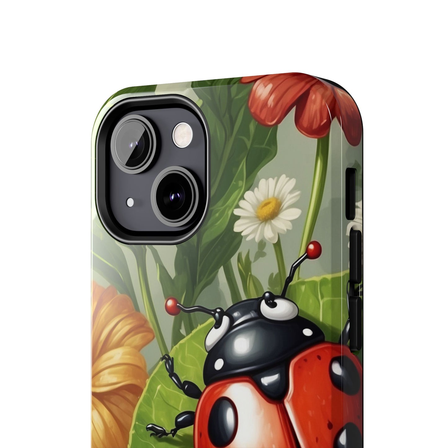 Ladybug Garden iPhone Case – Blooming Floral Art