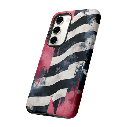 Blood Zebra Samsung Case – Bold Red & Black Pattern