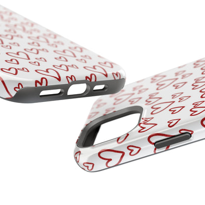 Classic Hearts MagSafe iPhone Case