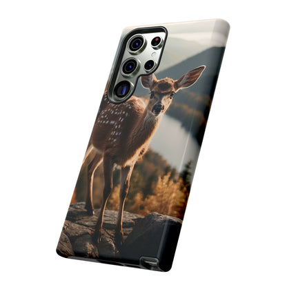 Whimsical Fawn in a Sunlit Forest iPhone Case