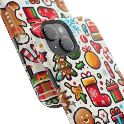 Festive Christmas Icons Pattern – MagSafe iPhone Series Case