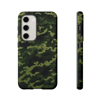 Dark Green Camouflage – Samsung Galaxy Case, Durable and Stylish