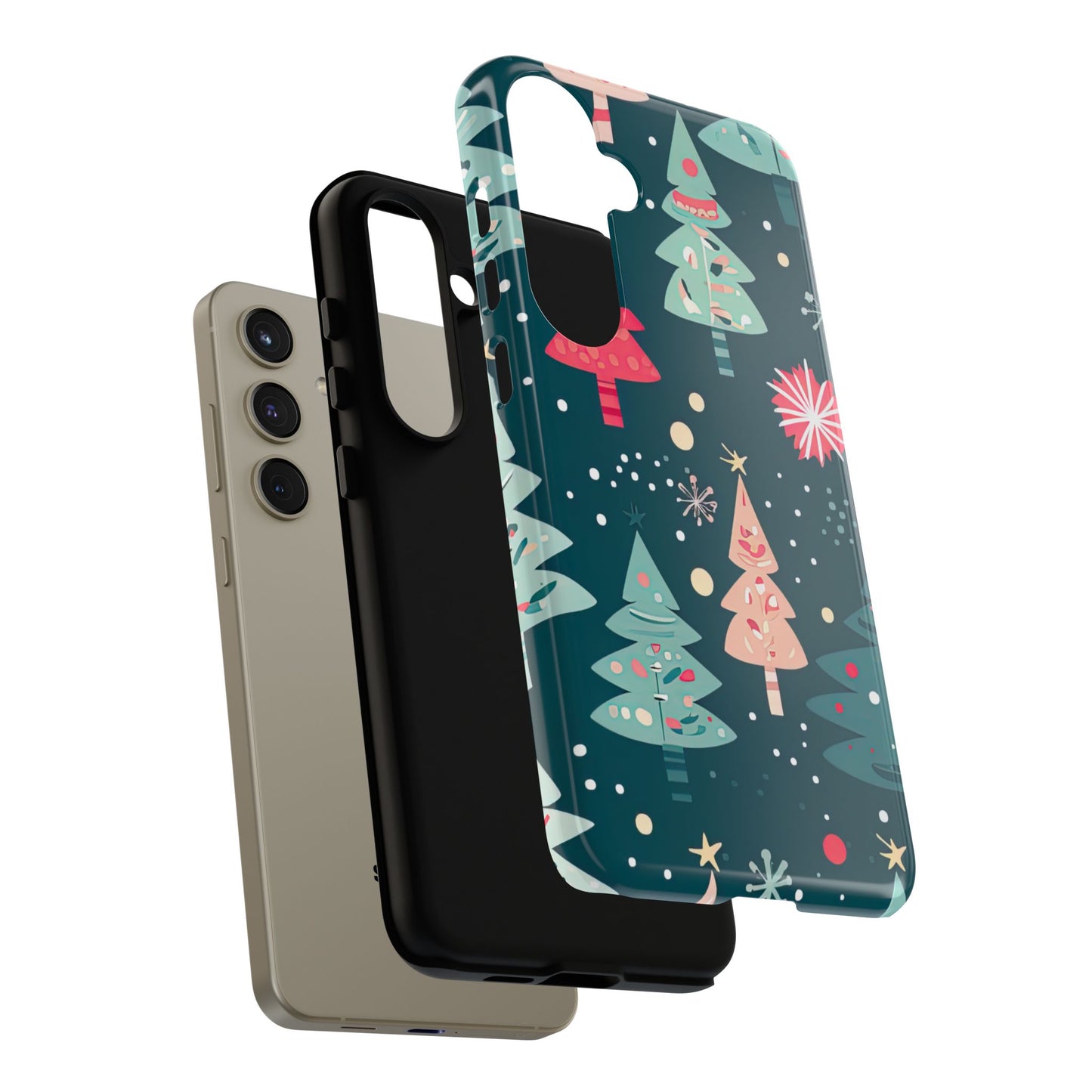 Whimsical Christmas Trees - Samsung Galaxy Series Case