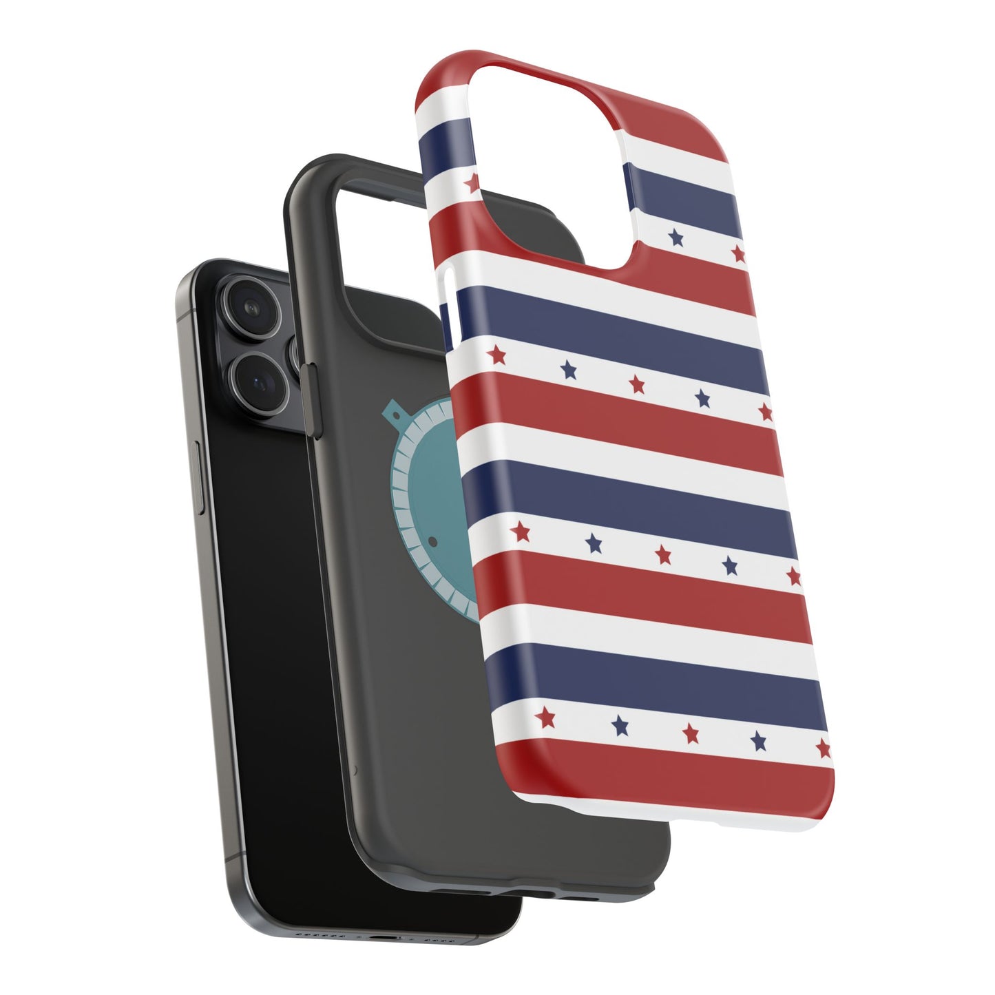 Patriotic Stars MagSafe iPhone Case