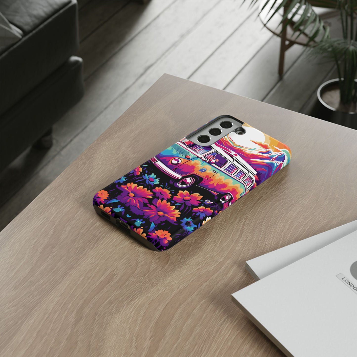 Groovy Floral Sunset Van – Samsung Galaxy Series Case