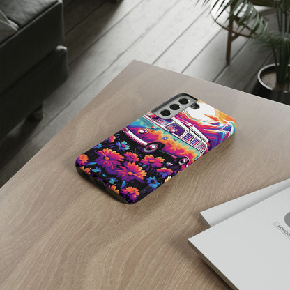 Groovy Floral Sunset Van – Samsung Galaxy Series Case