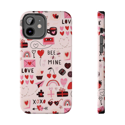 iPhone Case: Bee Mine Love Doodles