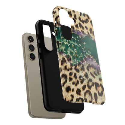 Emerald Glitter Leopard Print - iPhone Series Case