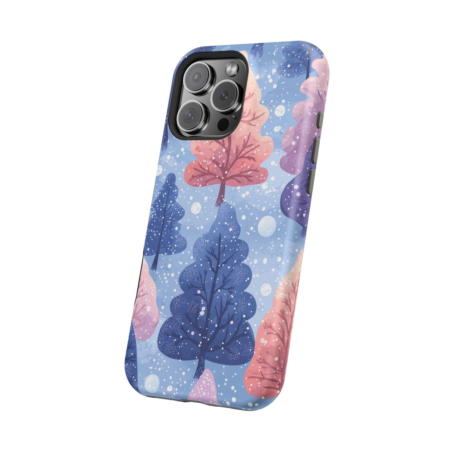 Pink & Purple Winter Wonderland - MagSafe iPhone Series Case