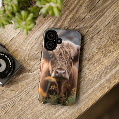 Highland Cow Phone Case | Custom Farmhouse | 10-foot Drop Protection