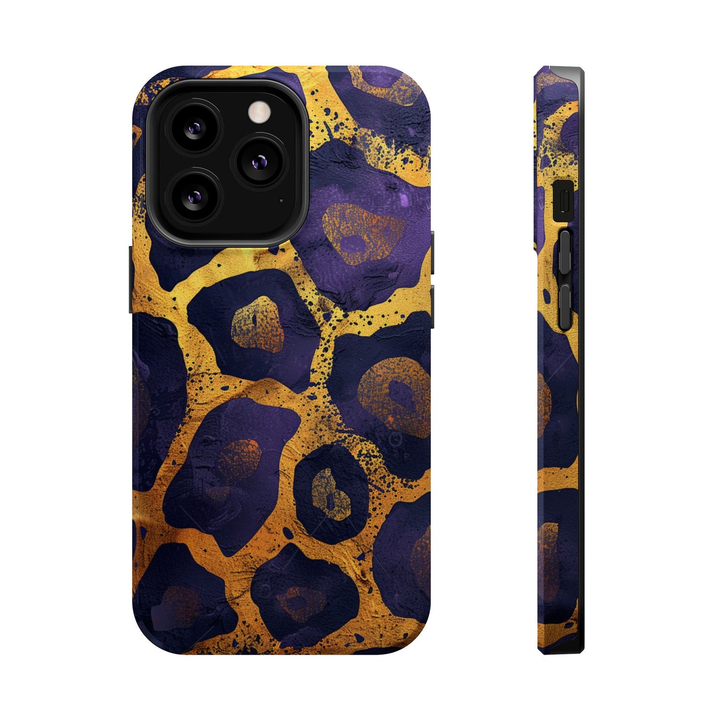 Regal Amethyst Leopard iPhone Case