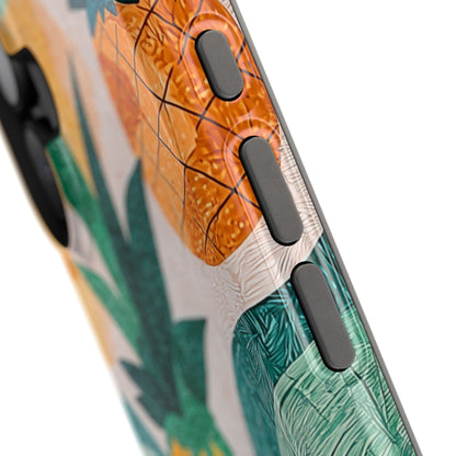 Tropical Pineapple MagSafe iPhone Case – Vibrant Fruit Design, Tough Dual-Layer Protection