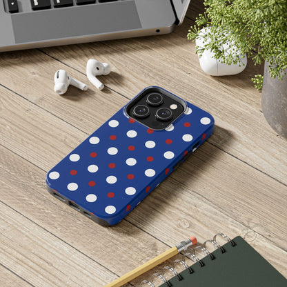 Patriotic Polka Dots – iPhone Case