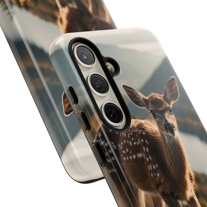 Whimsical Fawn in a Sunlit Forest iPhone Case