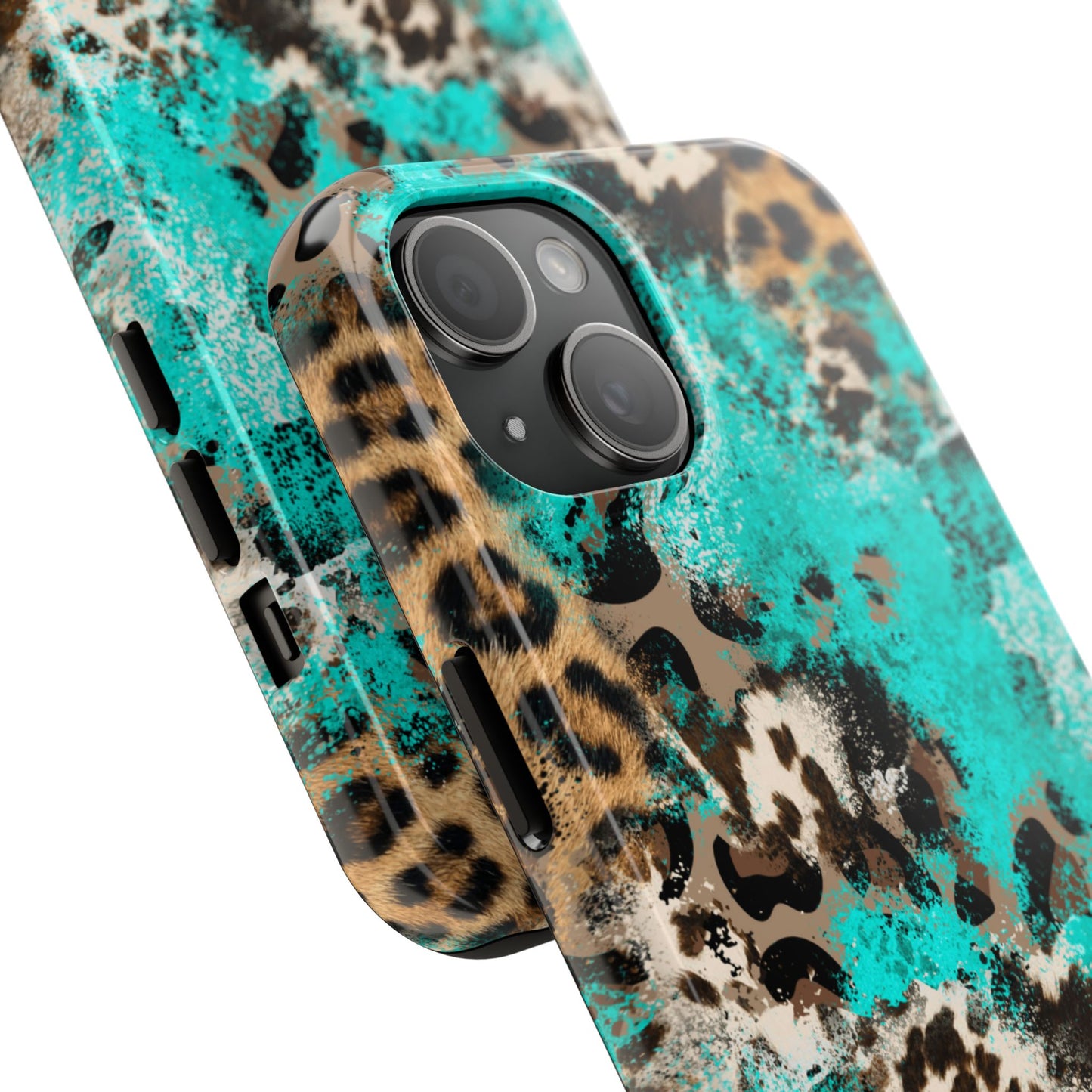 Aqua Splash Leopard - iPhone Series Case