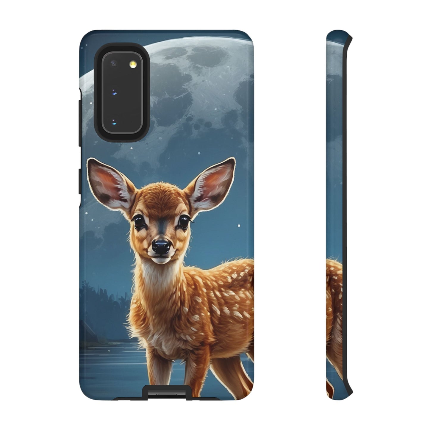 Samsung Galaxy Case – Enchanted Fawn Under the Moonlit Sky