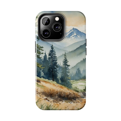 Tranquil Mountain Escape - iPhone Case