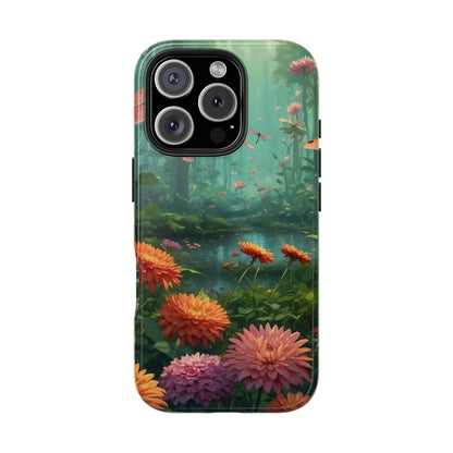 Enchanted Forest Dragonflies & Blossoms – iPhone Series Case