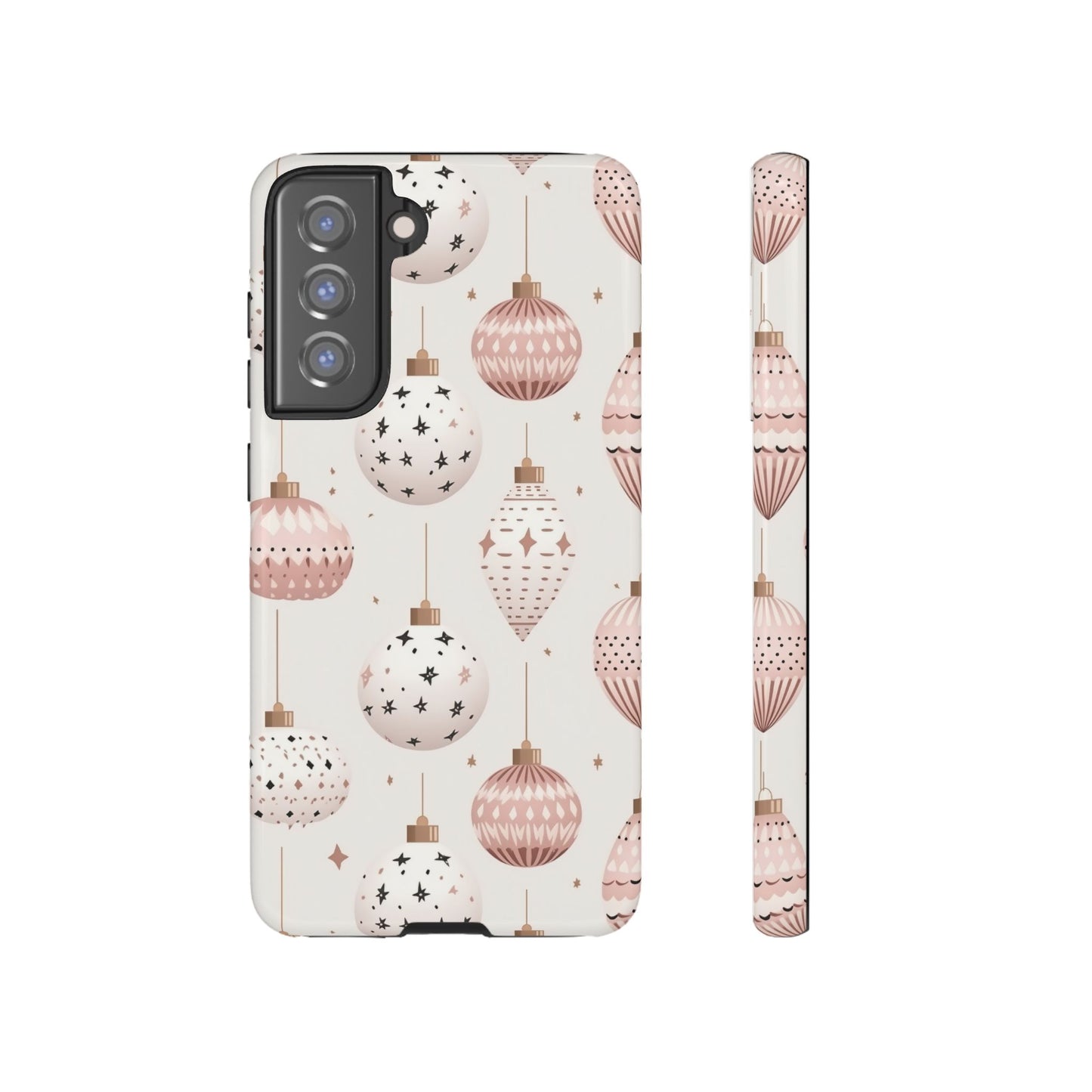 Blush Pink Holiday Ornaments - Samsung Galaxy Series Case